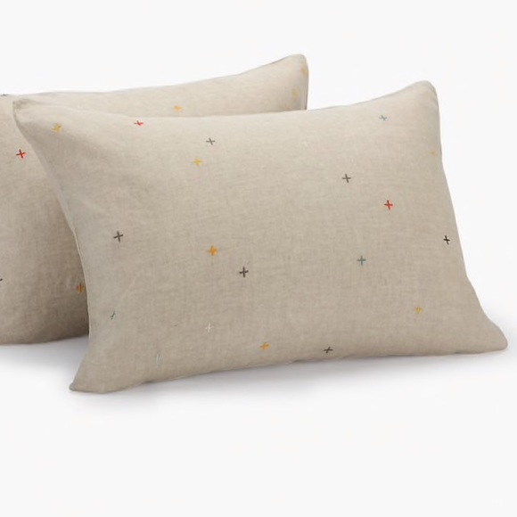 coyuchi Other - Madewell Coyuchi® Embroidered Linen Pillow Sham